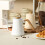 Moderne Kaffeekanne 600 ml mit ergonomischem Griff und-Silber 4