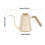 Moderne Kaffeekanne 600 ml mit ergonomischem Griff und-Silber 5