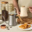 Moderne Kaffeekanne 600 ml mit ergonomischem Griff und-Silber 7