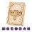 7pc/Set Plastic Polyhedral Dice Storage Box  Dice Wooden Container Case Table Board Role  Game Accessories 3