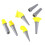 15PCS V-Shaped Caulking Nozzle Kit, Multi-Function Detachable Caulk Tips for Window Door Structural Sealant Application 6