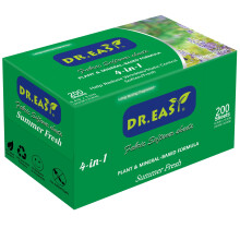DR.EASY SUMMER FRESH Dryer Sheets Plant Based Formula 200 Ct Fabric Softener sheets for Laundry Essential Oil Scented No Artificial Fragrances No