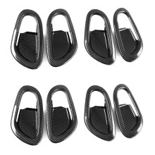 2X for Navara NP300 16-21 Carbon Fibre Car Inner Door Handle Bowl Protector Frame Cover Trim Sticker Accessories