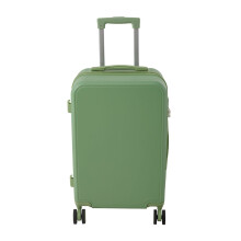 21 Inch ABS Hard Shell Rolling Luggage Suitcase w/ USB Charging Port, Green
