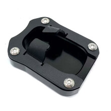 Para Bear 650 2025- Aumentador de Apoio Lateral, Almofada de Aumento Do Pé Do Apoio Lateral Preta