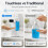 800ML/27oz Large Capacity Automatic Soap Dispenser, Touchless Adjustable Volume,IPX5 Waterproof for Kitchen and Bathroom 3
