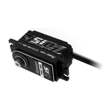 Power HD Servo Numérique D15 pour Bras Robot de Voiture de Course Électrique à Huile 1:10 / Servo de Corps Court pour Drone Modèle (Noir)