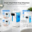 800ML/27oz Large Capacity Automatic Soap Dispenser, Touchless Adjustable Volume,IPX5 Waterproof for Kitchen and Bathroom 6