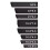 8-Piece Knife  Guard Set Black Universal ABS Plastic Sheath Non-Toxic  Lining Chef Kitchen Tools 2