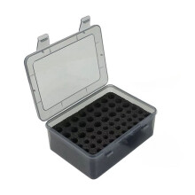 Supporto per Batteria Portatile per 54 Batterie AA Contenitore Garage Cassetto Dispenser Organizzatore per Uso Domestico