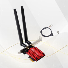Carte Réseau WiFi 5 PCI-E 7260AC Double Bande 2,4G/5GHz 1200Mbps 4.0 pour Win7/8/10/11
