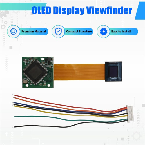 Visor OLED de 0,39 Polegadas 1024x768 Módulo de Microdisplay para Imagem Térmica Visão Noturna  AV VGA 1