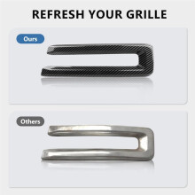 Frontgrillverkleidung Lkw-Grillabdeckung für Ram 2500 3500 4500 5500 2019-2024 68358570AA 6NB35TZZAB