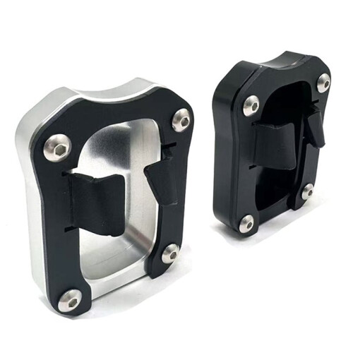 Per  Bear 650 2025- Pad di Ingrandimento per Cavalletto Laterale Argento 2