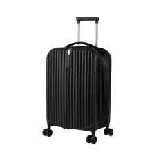 20 Inch ABS Expandable Foldable Carry On Luggage Suitcase, Black