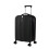 20 Inch ABS Expandable Foldable Carry On Luggage Suitcase, Black 1