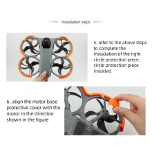 360 Full Prevention Guard for AVATA 360 Gimbal Bumper Protective Cover Motor Base for AVATA 360 C