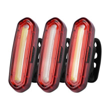 Luz Trasera Recargable por USB para Bicicleta, Luz LED Trasera para Seguridad en Ciclismo Nocturno, 3 Piezas