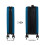 20 Inch ABS Expandable Foldable Carry On Luggage Suitcase, Blue 3