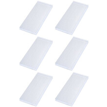6X Aluminum Heat Sink Heatsink for High Power LED Amplifier Transistor 100x41x8mm