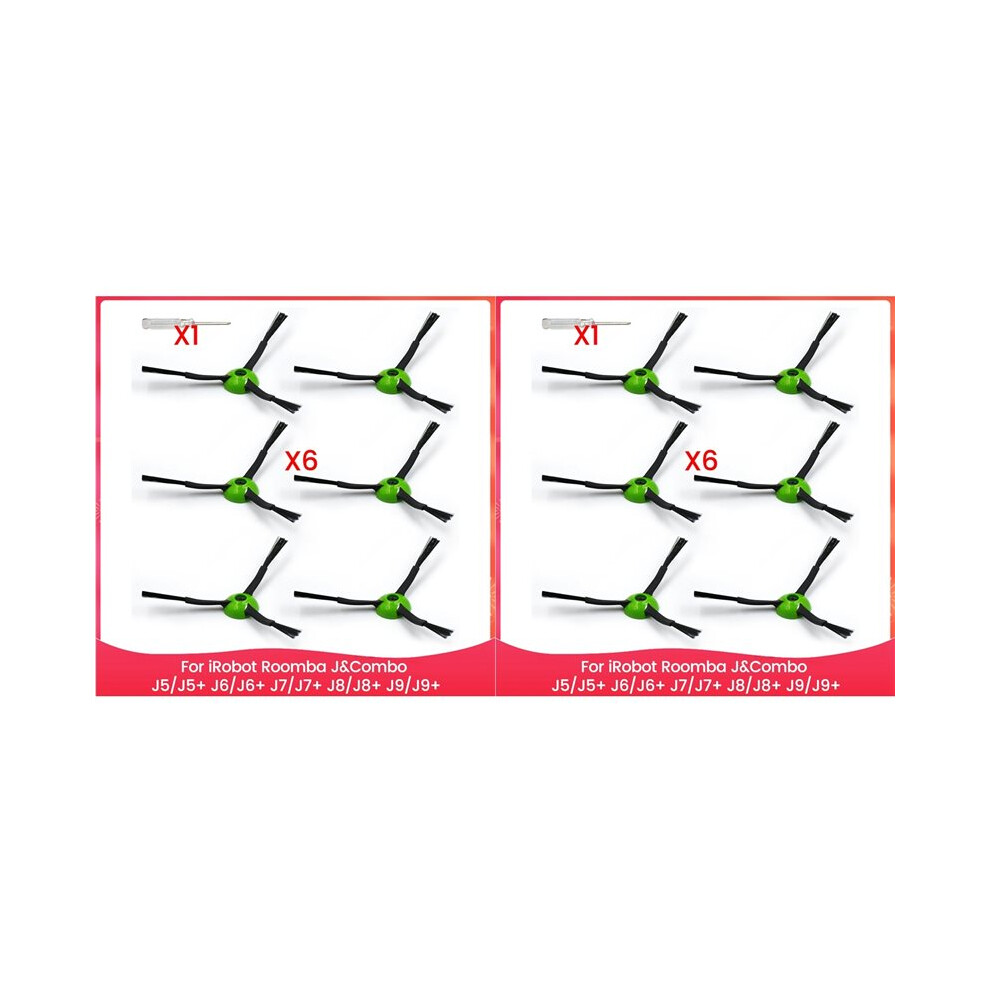 12x Side Brush for   J&Combo Series J5/J5+ J6/J6+ J7/J7+ J8/J8+ J9/J9+ Vacuum Attachment  Sweeping Brush-image-OPC-PVZDW5D-NEW
