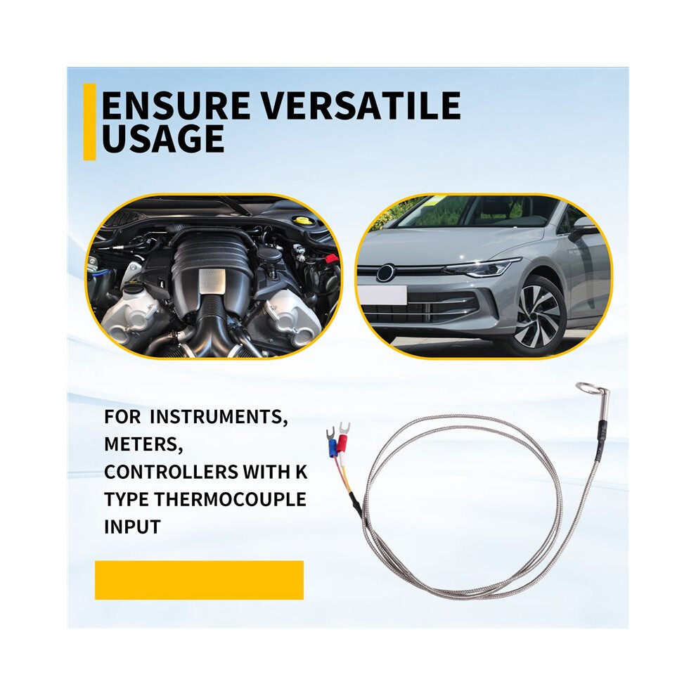K Type Temperature Sensor Thermocouple Sensor Stainless Steel For Automotive Engine Cht Measurement With 14Mm Id Washer 6031393773930