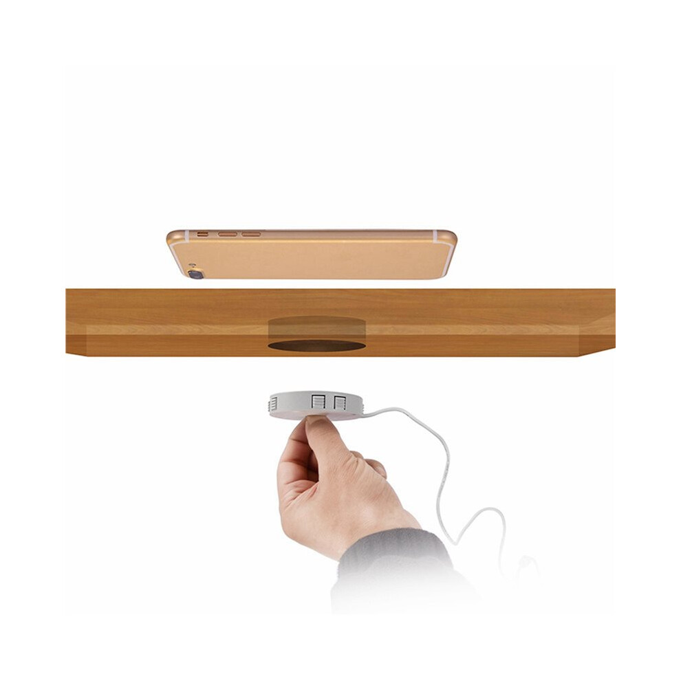 2X 15W Invisible Wireless Charger Fast Charging Easy Installation Quick Charger 6031176140706