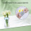 Silicone Grid Insert Flexible Floral Stem Holder For-Clear 9