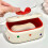 Lovely Soap Dish With Bowknot Lid Soap Container Box For 2