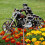 Garden Wind Spinner Tractor Windmill Stake-tractor green windmi 10