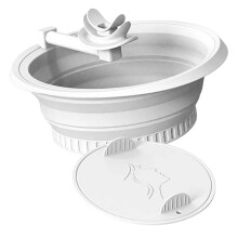 Bac Ă Glace pour le Visage avec Tube Respiratoire - Bac Ă Glace en Silicone pour Immersion Du Visage, Bac Ă Glace Portable pour Bain de Visage