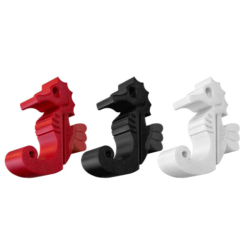 Adorable Sea Horse Design Bath Hook Strong Polylactic-Black 2