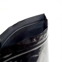 Bolsas Ziplock, 100 Unidades/Lote, 14 Unidades, Negras, Selladas para Alimentos, Bolsas de Plástico Autoselladas, Bolsas de Polietileno con