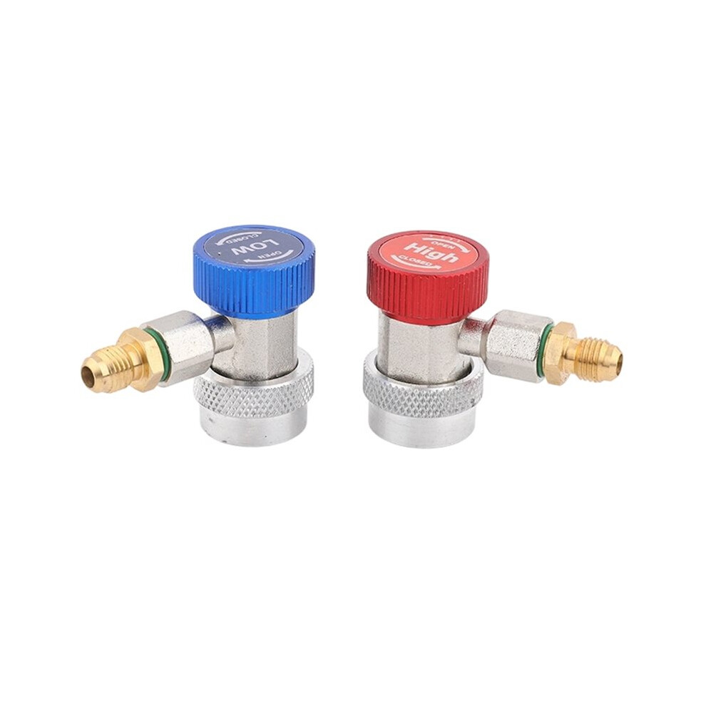 R134a Ac Quick Coupler Adapter For Car Air Conditioning - High/Low Pressure Connector 6033122692260