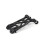 Motorcycle Handlebar Riser Extension Base CNC Handle Bar Mount Clamp Adapter for Indian Chieftain PowerPlus 25- Black 8