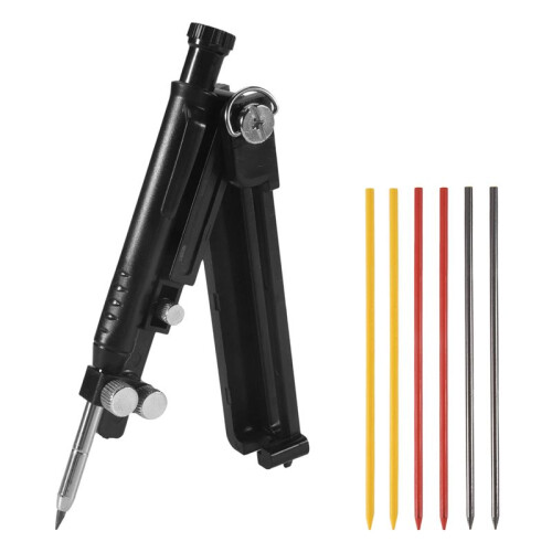 Multifunctional Scribe Tool, Construction Pencils , Carpentry Tools with Deep Hole Pencil, DIY Woodworking Scriber