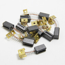 5 Pares de Escovas de Carbono 6,4 X 7,9 X 12,5 Mm 596071-00 para Motores EléTricos Blackanddecke Rebarbadora Cd105 Cd110 Cd115 Kg900