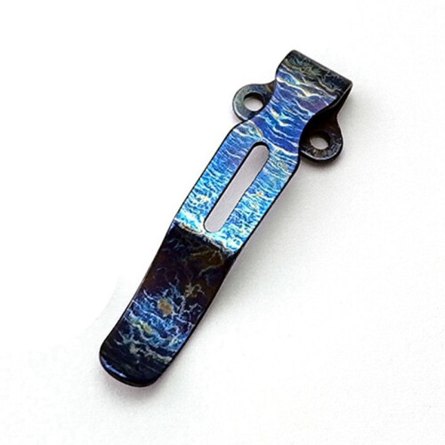 Knife Deep Carry Titanium Pocket Clip for  Griptillian Bugout 535 940 -Grip  Commander ProTech 2
