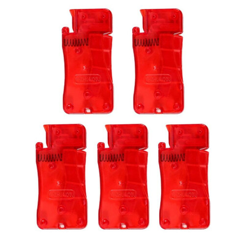 Auto Needle Threader for Hand Sewing, New Simple Needle Threader, Easy to Use Needle Threaders Tool,Red 5pcs
