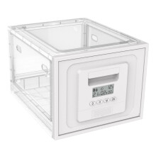 Timed Lock Box with Digital Timer, Phone Lock Box Container with Locking Timer, Plastic Storage Jail for Phones, Snacks, Medicine & Food, Clear