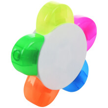 5 Kleuren Markeerstift Markeerstift Briefpapier Bloemvorm (Roze, Geel, Blauw, Groen, Oranje)