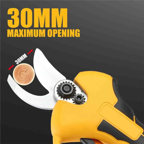 Rechargeable Wireless Pruning Scissors, Fruit Tree Potted Pruning Electric Tool, 21V Brushless, 30mm No Battey 2