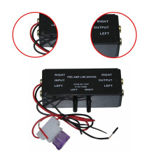 3X New Black Rca Input/Output Adjustable Pac Turbo 1 Driver Signal Amplifier Booster Adapter for Car Boat