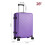 28 Inch ABS Hard Shell Diagonal Textured Luggage Suitcase, Purple 2