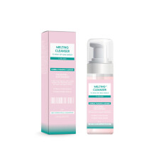 Smeltende reiniger, hypoallergene make-up remover met snelle schuimvorming voor diepe poriënreiniging