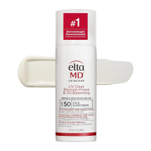 UV Clear Face Sunscreen SPF 50 Oliebalancerende, niet-comedogene zonnebrandcrème met zinkoxide voor bescherming tegen de vette hui