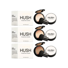 Verhelderende Cushion Foundation 3-delige set met volledige dekking, verkrijgbaar in ivoorkleurige, natuurlijke en donkere huidtin