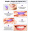 Ταινίες λεύκανσης δοντιών Purple Advanced Color Corrector για αφαίρεση κίτρινων λεκέδων 4