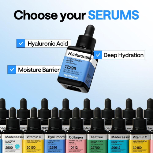 Υαλουρονικό Ενυδατικό Dewy Serum Ορός Προσώπου με Υαλουρονικό Οξύ Φροντίδα Ε 1