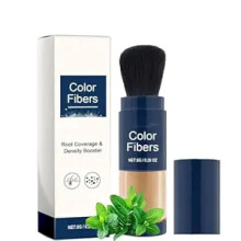 (Oro) Polvo de fibras capilares para dar volumen y efecto esponjoso de larga duración en la línea del cabello, corrector de sombra